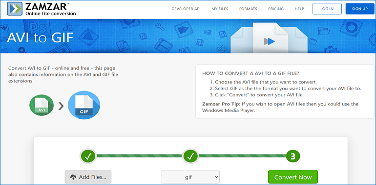 Convert GIF to AVI Free & Online with Best GIF Converter - VideoProc