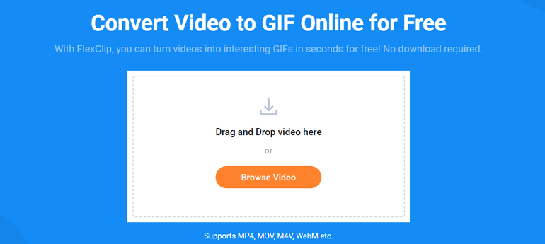 How to Convert MP4/MOV/M4V to GIF   