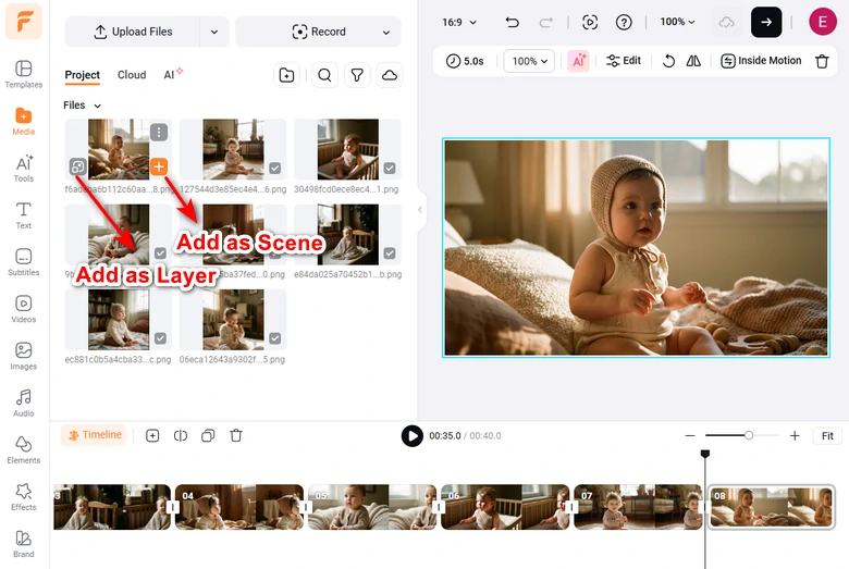 Apply Resources to Timeline