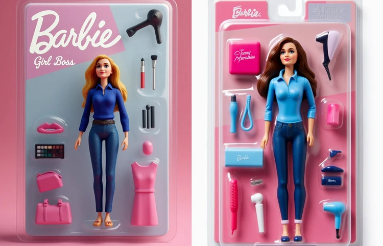 Barbie Box Filter Example - FlexClip