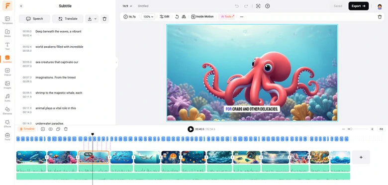 Generate the Bedtime Story Video and Make Download