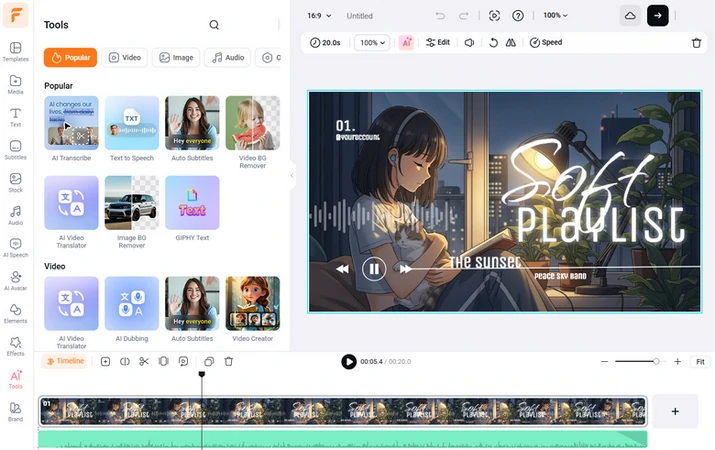 FlexClip - AI Animation Maker Overview