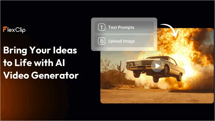 FlexClip's AI Video Generator for Your Christmas Ad