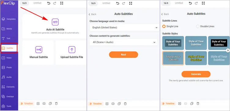 Auto-transcribe Audio to Text for Adding Subtitle Automatically