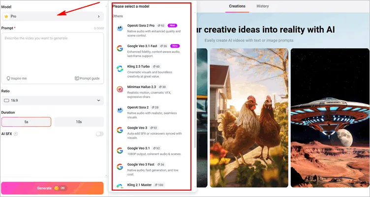 Try FlexClip's AI Video Generator to Create an AI Christmas Intro - AI Model