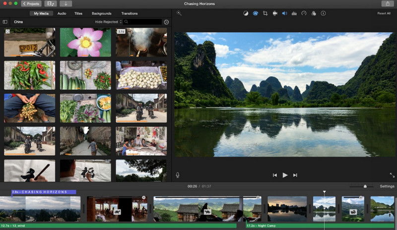 Free DJI Video Editing Software for Mac - iMovie