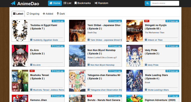 Free Anime Site to Watch Anime Online for Free - Animedao