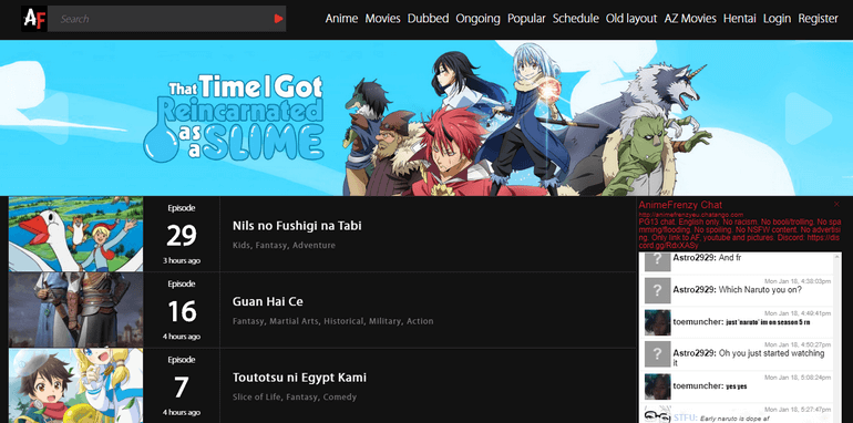 Free Anime Site to Watch Anime Online for Free - Animefrenzy