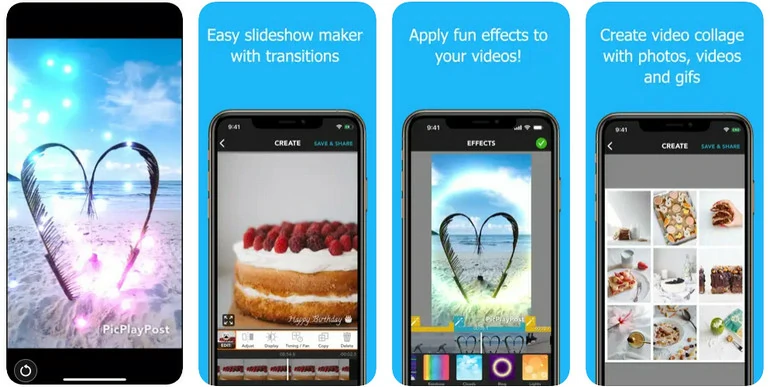 Best Free Slideshow Maker App - PicPlayPost