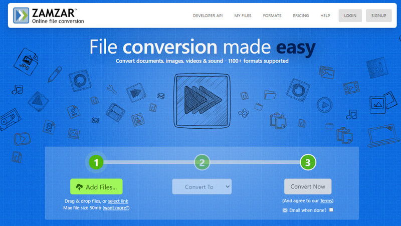 Free Online Video Converter - Zamzar