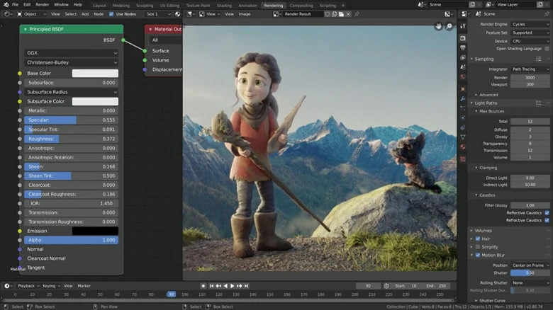 Windows 10 için En İyi Ücretsiz Video Editör - Blender