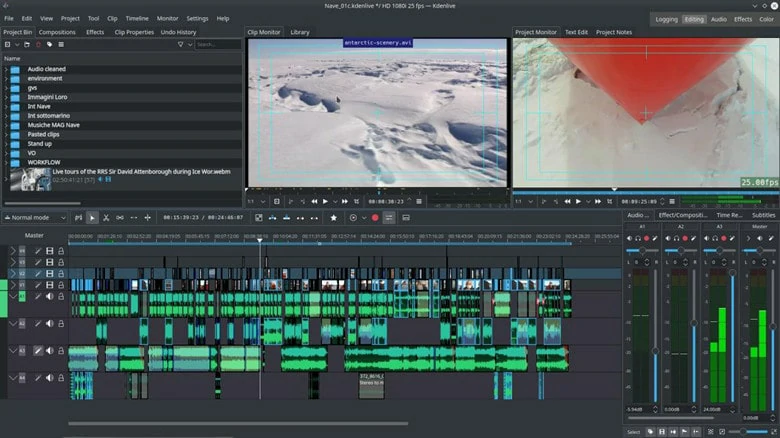 Melhor editor de vídeo gratuito para Windows 10 - Kdenlive