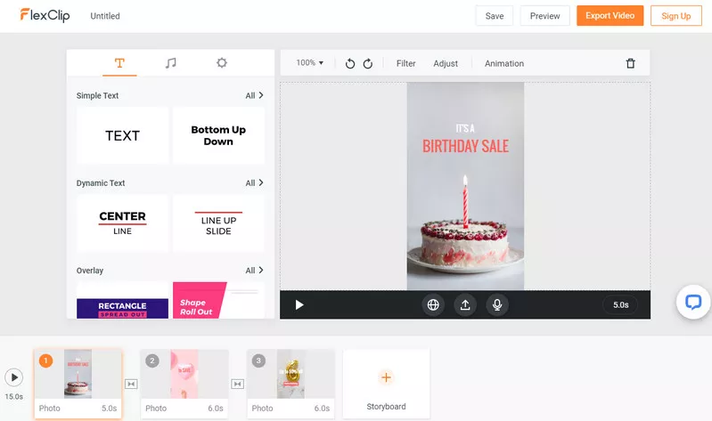 Best Online Instagram Video Editors - FlexClip