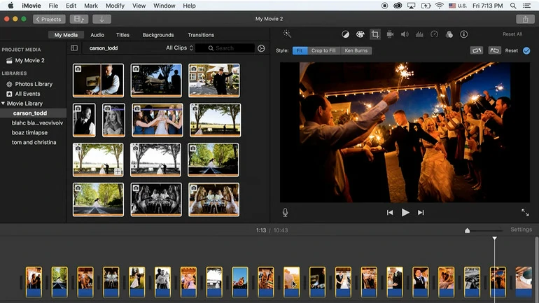 iMovie Wedding Slideshow Maker Overview