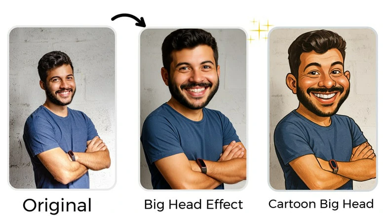 Popular Big Head Effect Photo Example for You