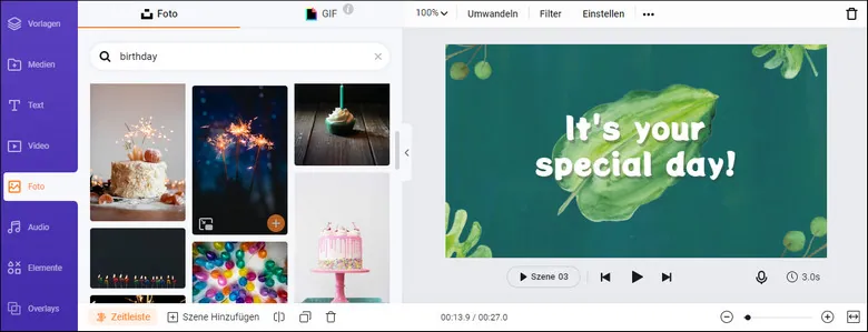 Create Birthday GIFs - Media Resources