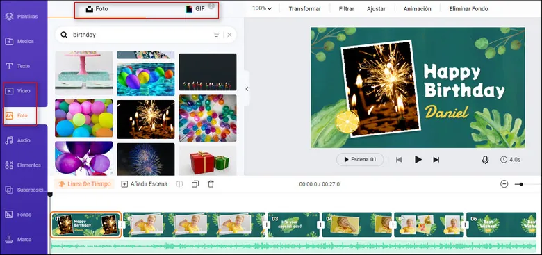 Create Birthday GIFs - Media Resources