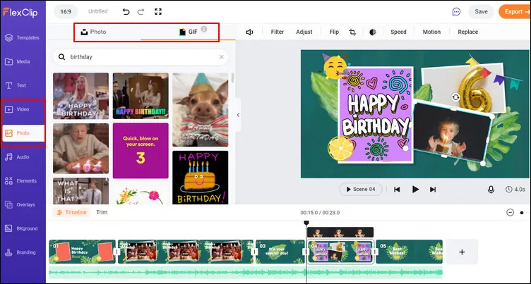 Create Birthday GIFs - Media Resources