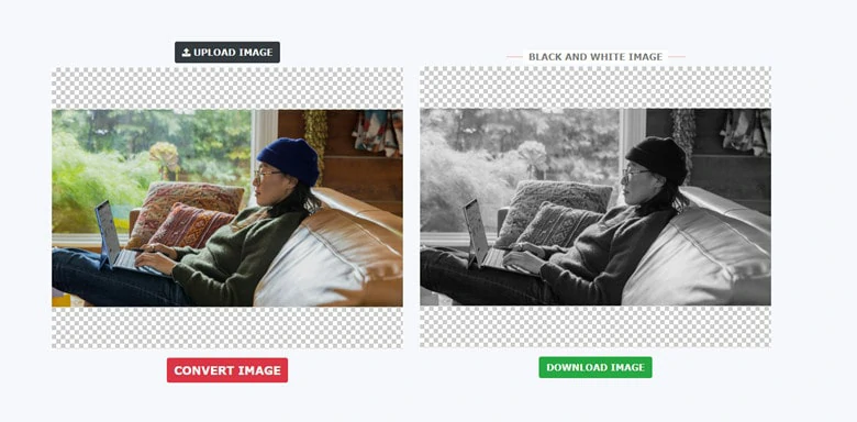 Black and White Photo Converter Online - Image Online. co