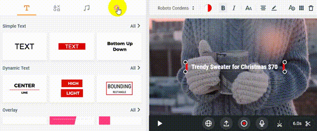 adjust aspect ratio with flexclip