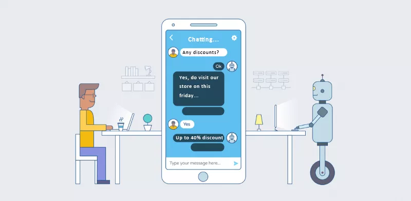 use chatbot answer clients question