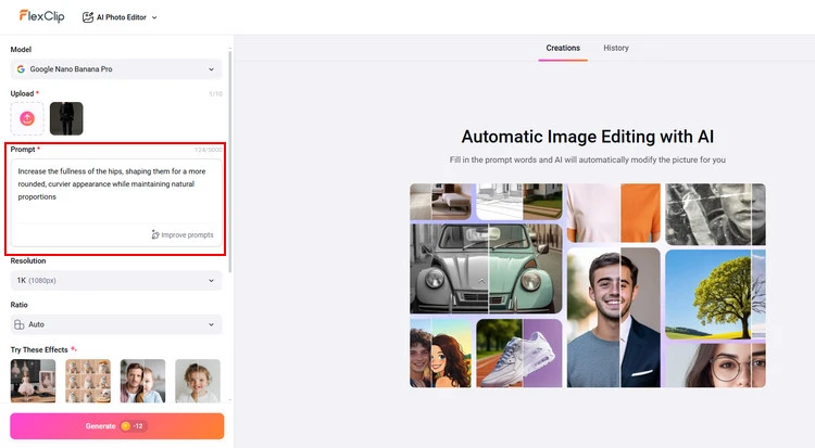 Reshape Your Body Photo - FlexClip