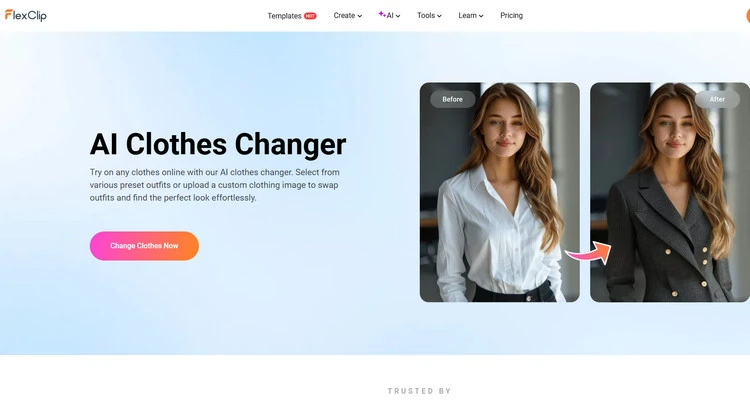 AI Clothes Changer - FlexClip