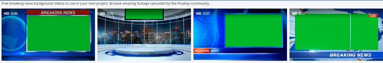 Free and HD green screen breaking news backgrounds from Pixabay