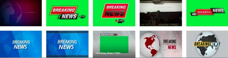 breaking news background