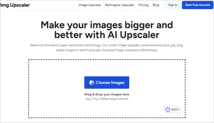 AI Batch Image Upscaler - Img.Upscaler