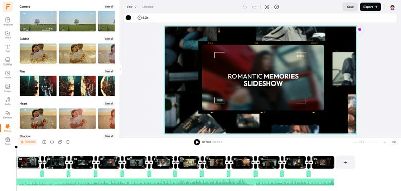 Add Camera Recording Overlay to Video Using FlexClip