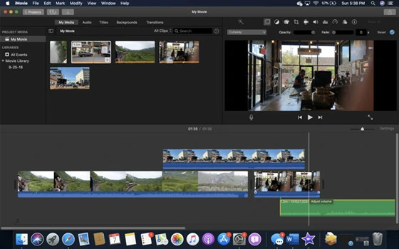 Alternative to CapCut for iOS - iMovie