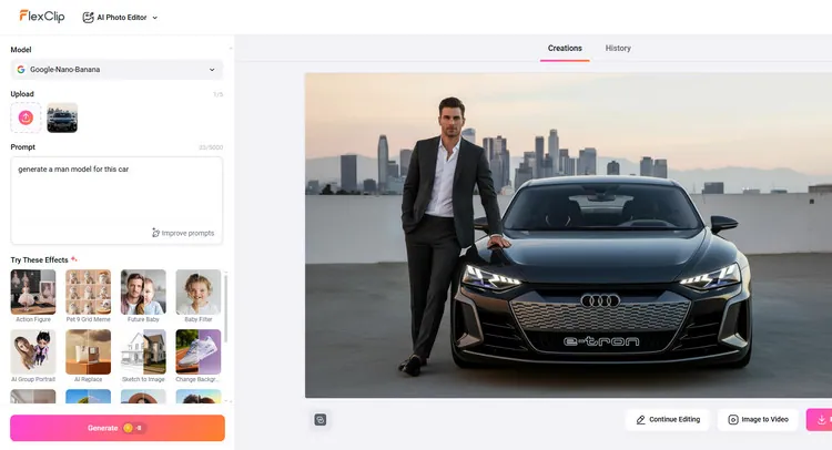 Generate Car Image with AI