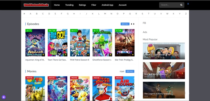 Watch Cartoons and Anime Online in HD for Free