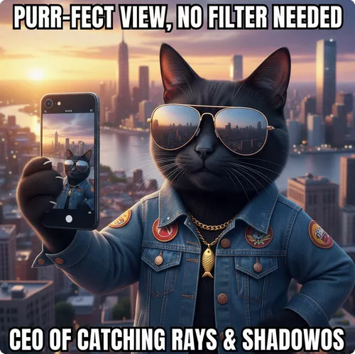 Pet Selfie Memes Generated with FlexClip
