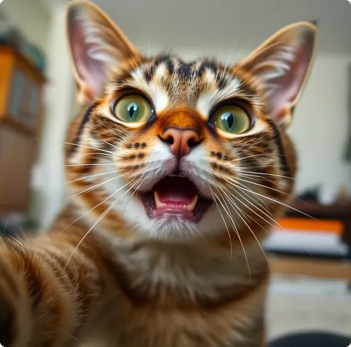 Pet Selfie Memes Generated with FlexClip