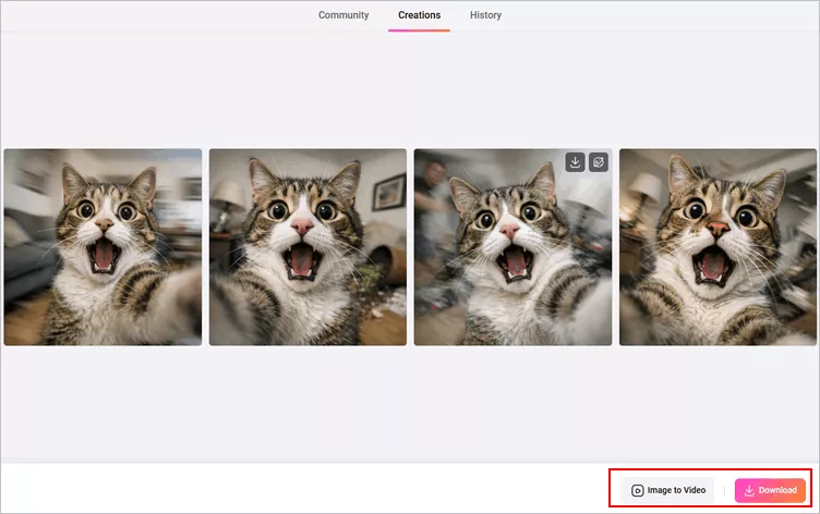 Generate AI Cat & Dog Selfie Meme with Text-to-Image: Generate