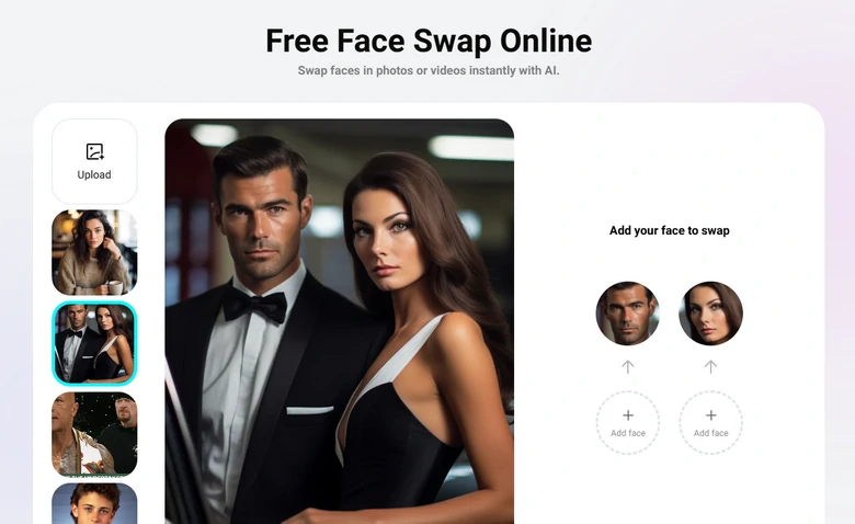 Pica AI Face Swapping with Celebrities