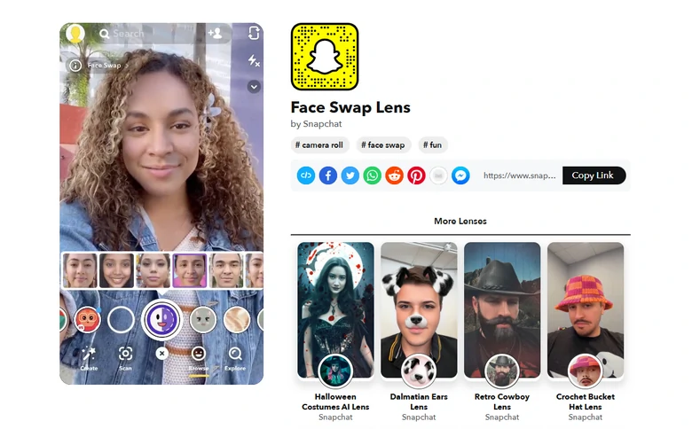 SnapChat Face Swap Lens