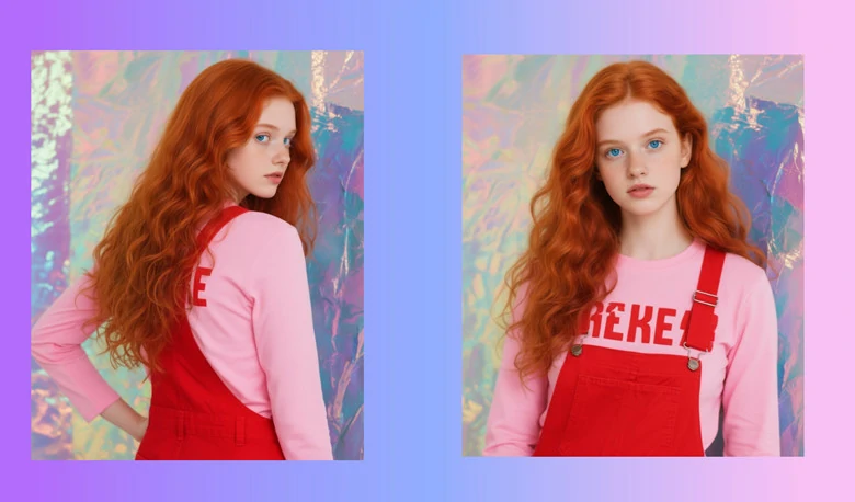 Change Angle of Portrait for Social Media