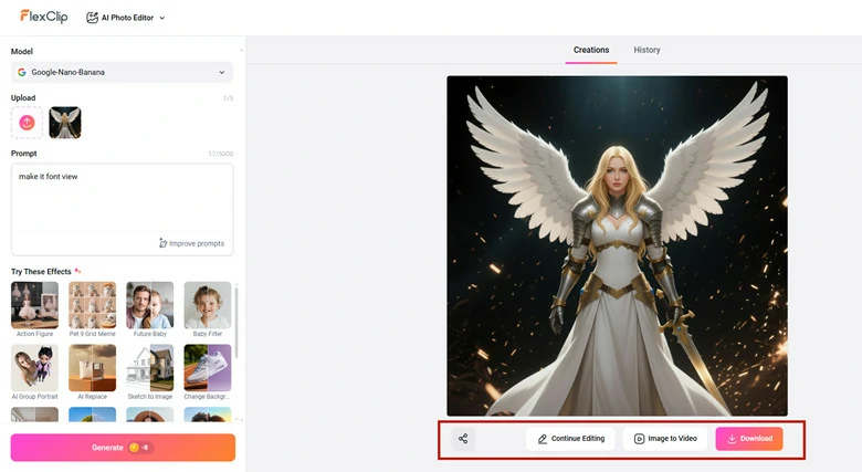 Download and Share Your New Angle Picture