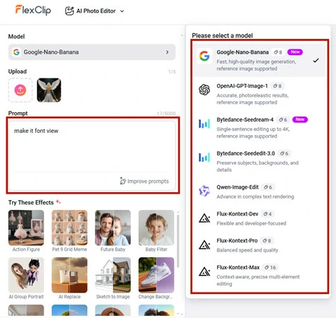 Write Your New Perspective and Select an Image Generation Model