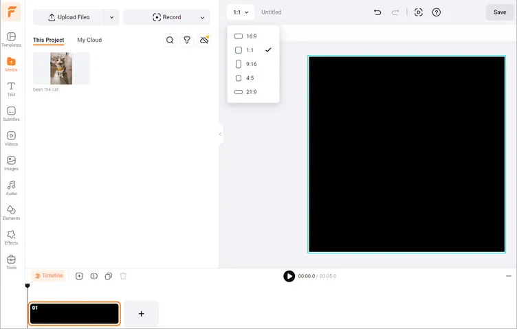 Change Aspect Ratio of an Image without Cropping via Adding Borders - Set Ratio