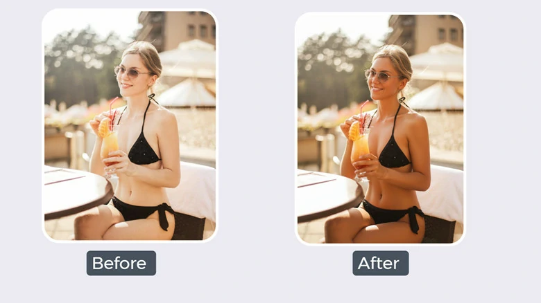 Change Skin Color in Photo Using FlexClip