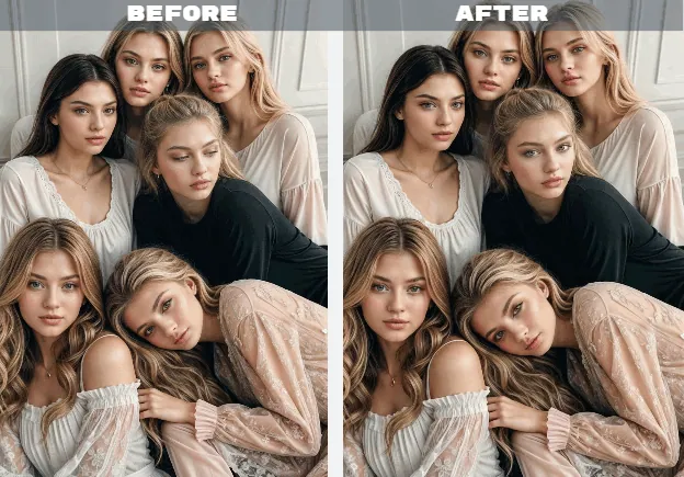 Fix Eye Direction in Group Photo