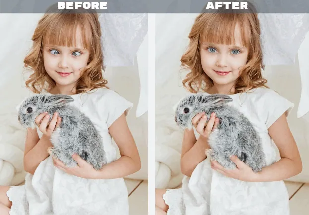 Fix Eye Direction in Profile Picture