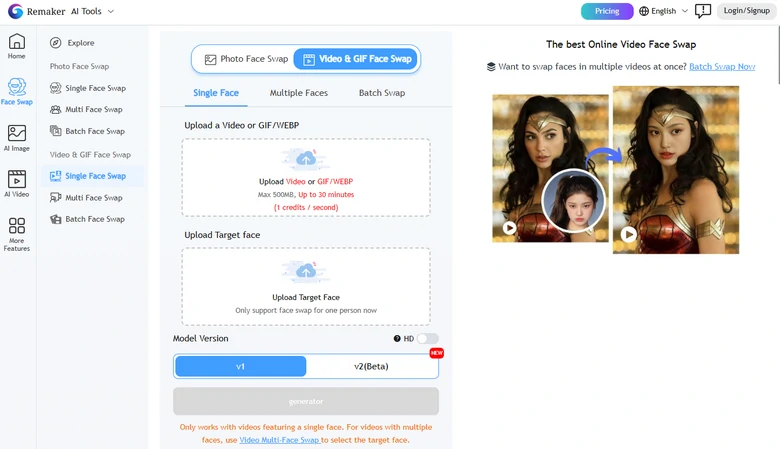 Remaker - Change Face in Video
