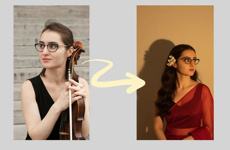 Convert Photo into Retro Indian-style Image