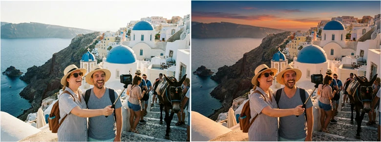 Change Daytime to Sunset