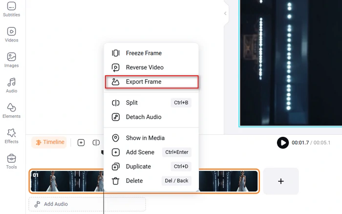 Export Frame